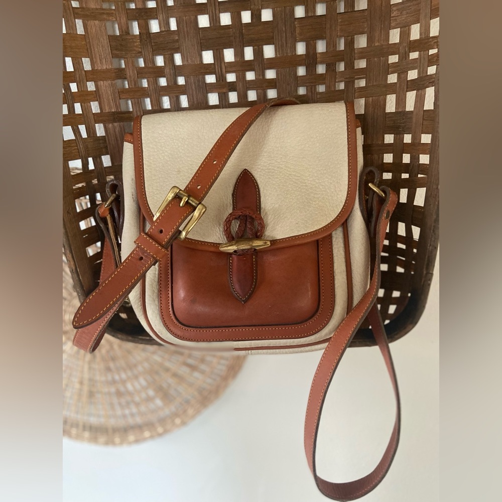 Dooney & Bourke White Pebble Leather Crossbody